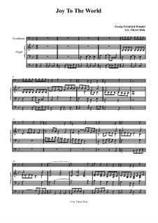 Two instruments version: Para trombone e órgão by Georg Friedrich Händel