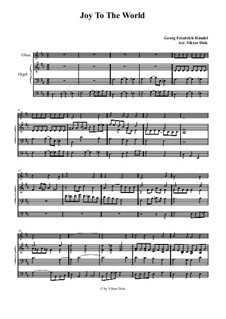 Two instruments version: Para oboé e órgão by Georg Friedrich Händel