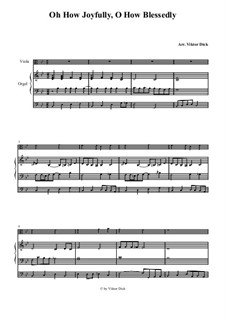 O Sanctissima (Oh, How Joyfully): Para viola e órgão by folklore