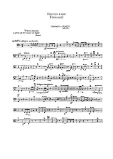 Froissart, Op.19: Parte percussão by Edward Elgar