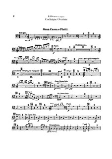 Cockaigne (In London Town), Op.40: Parte percussão by Edward Elgar