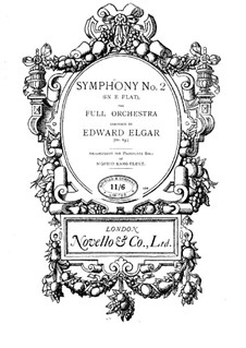 Symphony No.2 in E Flat Major, Op.63: versão para piano by Edward Elgar