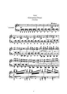 Joan of Arc: Partitura Piano-vocal by Giuseppe Verdi