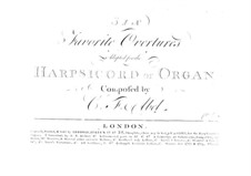 Complete set: Arrangement for harpsichord (or organ) by Carl Friedrich Abel