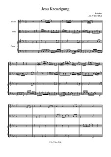 Jesus' Crucifixion: para viola e piano by folklore