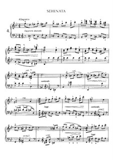 No.4 Serenade: Para Piano by Isaac Albéniz