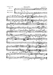 Tua est potentia, HV 50: parte Fagotes by Joseph Eybler