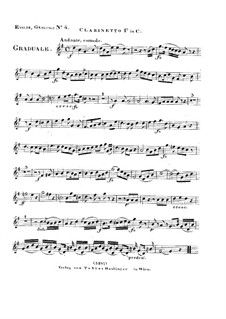 Dies sanctificatus, HV 61: clarinete parte I by Joseph Eybler
