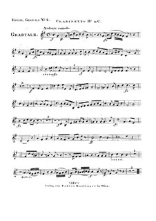 Dies sanctificatus, HV 61: clarinete parte II by Joseph Eybler