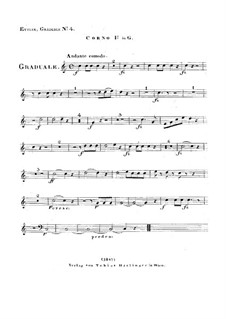 Dies sanctificatus, HV 61: Horn I in G part by Joseph Eybler
