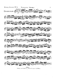 Dies sanctificatus, HV 61: violino parte I by Joseph Eybler