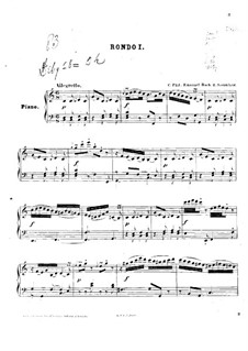 Collection II, Wq 56: Rondo em C maior by Carl Philipp Emanuel Bach