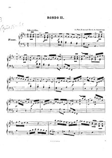 Collection II, Wq 56: Rondo in D Major by Carl Philipp Emanuel Bach