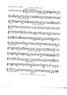 Tui sunt coeli, HV 78: Horn II in C part by Joseph Eybler