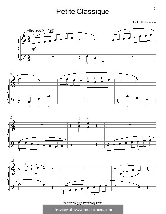 Petite Classique: Para Piano by Phillip Keveren