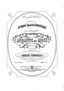 Studio Trascendentale, Op.102: Para Piano by Adolfo Fumagalli