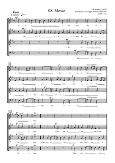 Mass in G Major: Mass in G Major by Giuseppe Antonio Bernabei