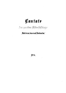Bleib bei uns, denn es will Abend werden (Stay with Us, for Evening Falls), BWV 6: partitura completa by Johann Sebastian Bach