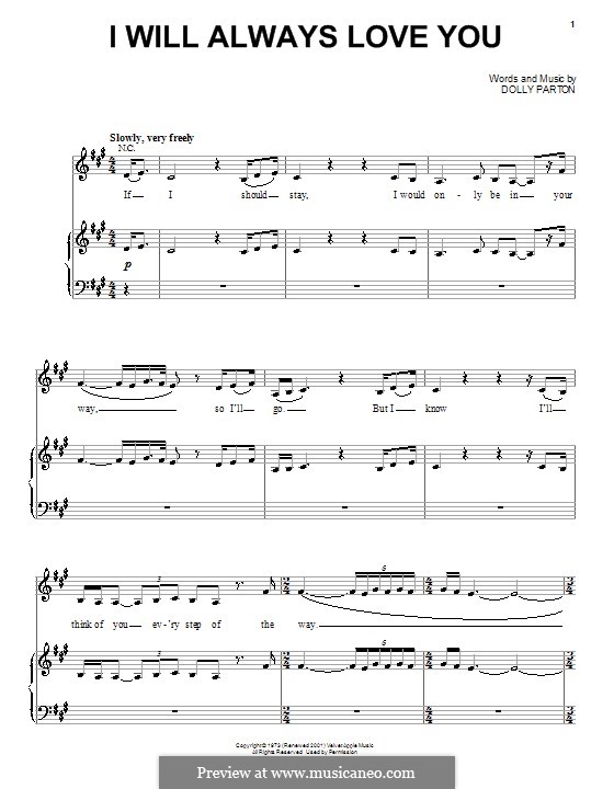 Vocal version: Para vocais e piano by Dolly Parton