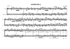 Duo No.4 for Violin and Cello, Expression No.4, MVWV 66: Duo No.4 for Violin and Cello, Expression No.4 by Maurice Verheul