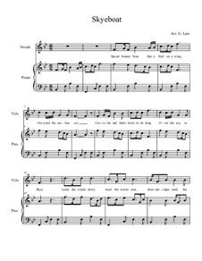 Skye Boat Song: Para vocais e piano by folklore
