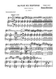Overture: partes by Daniel Auber
