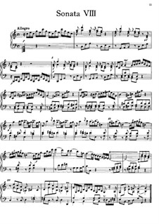 Sonata for Keyboard in C Major, BR A 2, F 1: para um único musico (Editado por H. Bulow) by Wilhelm Friedemann Bach