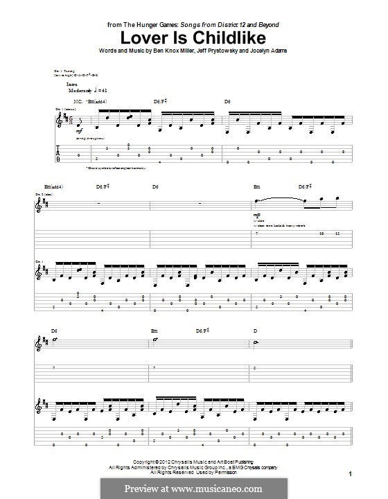 Lover Is Childlike (The Low Anthem): Para guitarra com guia by Benjamin Knox Miller, Jeffrey Prystowsky, Jocelyn Adams