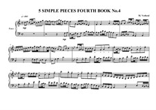 5 Simple pieces for piano: Fourth book, No.4, MVWV 697 by Maurice Verheul