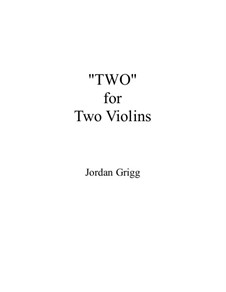 Two: Two by Jordan Grigg