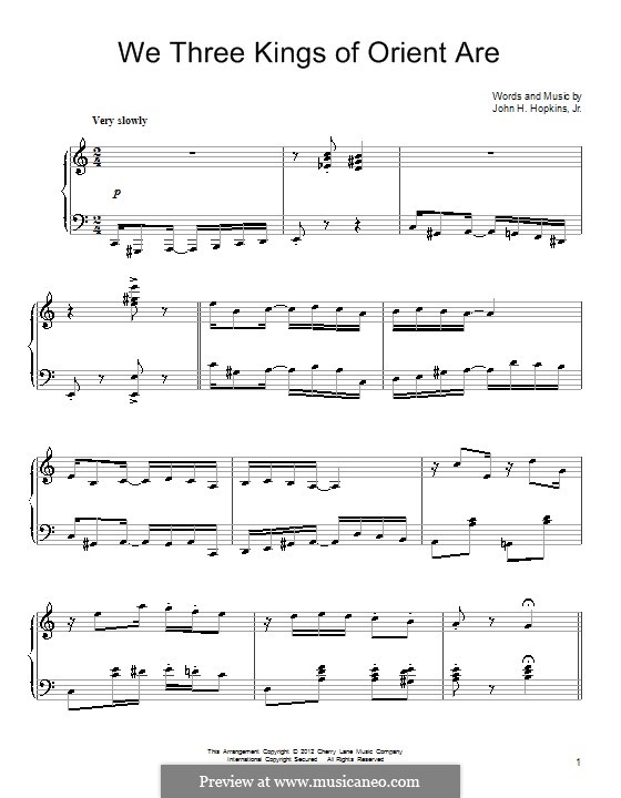 Piano version: para um único musico (Editado por H. Bulow) by John H. Hopkins Jr.
