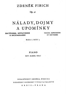 Book 3, Op.41 No.86-125: livro 3 by Zdeněk Fibich