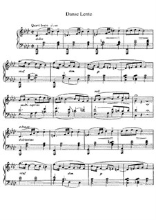 Danse Lente (Slow Dance): Para Piano by César Franck