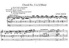 Three Chorales: Chorale No.3 in A Minor for organ, FWV 40 by César Franck