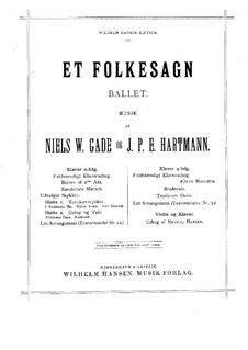 Et Folkesagn (A Folk Tale): set completo by Niels Wilhelm Gade, Johan Peter Emilius Hartmann