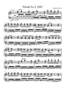 Piano Prelude No.6: Piano Prelude No.6 by Thomas Penders