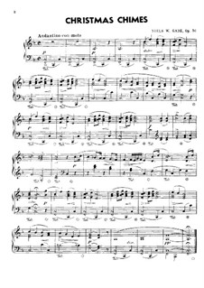 Children's Christmas, Op.36: Partitura para piano com vocal by Niels Wilhelm Gade
