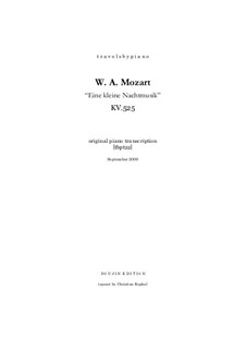 Complete Movements: Para Piano, tbpt22 by Wolfgang Amadeus Mozart