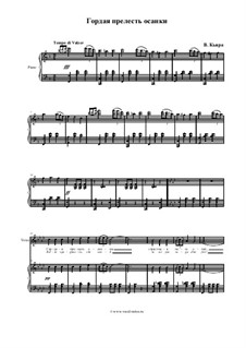 La spagnola (The Spanish Dancer): Para vocais e piano by Vincenzo di Chiara