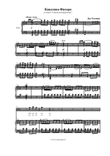 Largo al factotum: Para Piano by Gioacchino Rossini