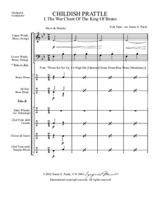 Satiesque Small Talk: para orquestra sinfonica by Erik Satie