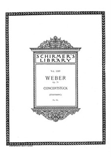 Concert Piece for Piano and Orchestra, J.282 Op.79: Versão para dois pianos by Carl Maria von Weber