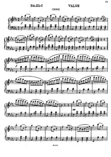Waltz for Piano in E Flat Major: Para Piano by Mikhail Glinka