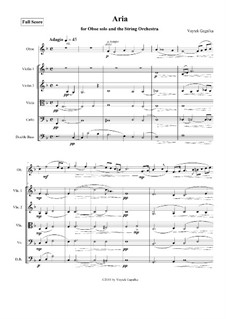 Ária para Oboé solo e da Orquestra de Cordas: Ária para Oboé solo e da Orquestra de Cordas by Voytek Gagalka