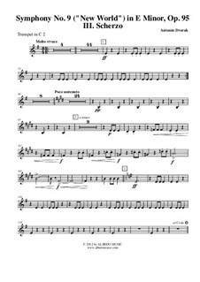 Movement III: Trompete em C2 (parte transposta) by Antonín Dvořák