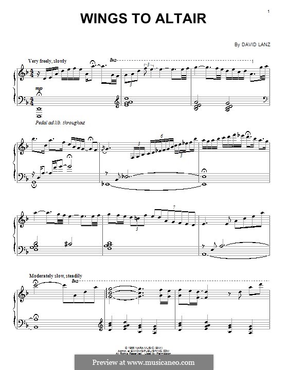 Wings to Altair: Para Piano by David Lanz