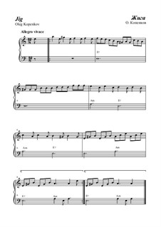 Jig, Op.16: Para Piano by Oleg Kopenkov