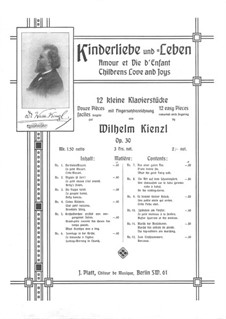 Kinderliebe und -leben, Op.30: No.3 Die Puppe tanzt by Wilhelm Kienzl