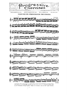 Exercises for Strengthening the Fingers: Exercises for Strengthening the Fingers by Leopold Godowsky