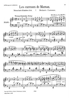Six Children's Pieces, Op.133: Para Piano by Marco Enrico Bossi